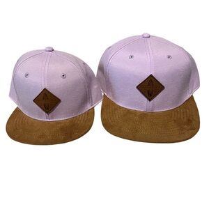 Dad & Son - Father & Son matching hats - purple Soul Buddy - NEW